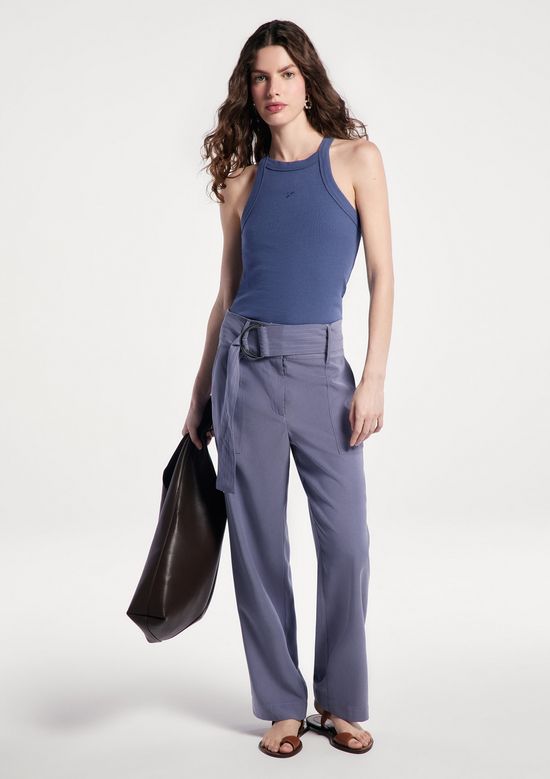 Foto do produto: Regata Feminina Hit Com Bordado - Azul