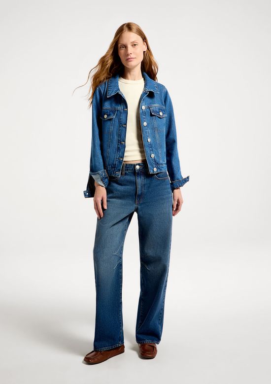 Foto do produto: Jaqueta Jeans Feminina - Azul