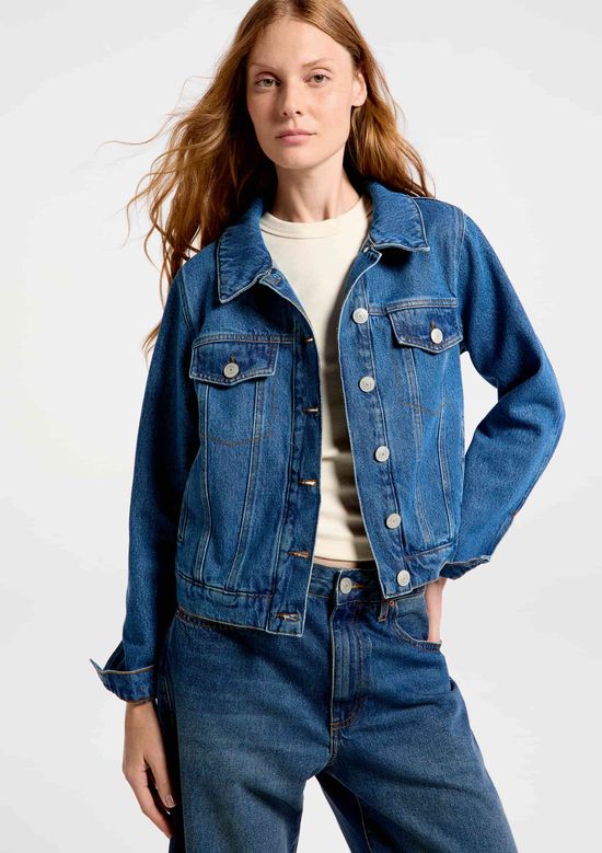 Foto do produto: Jaqueta Jeans Feminina - Azul