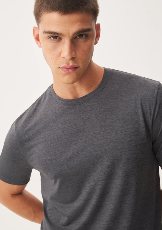 Foto do produto: Camiseta Masculina Esportiva Básica Toque Gelado - Preto