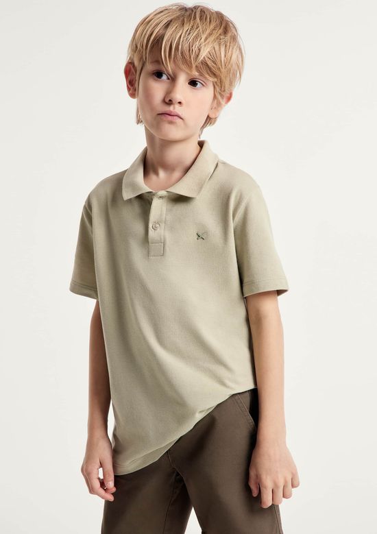 Foto do produto: Camisa Polo Infantil Menino Em Piquet - Verde