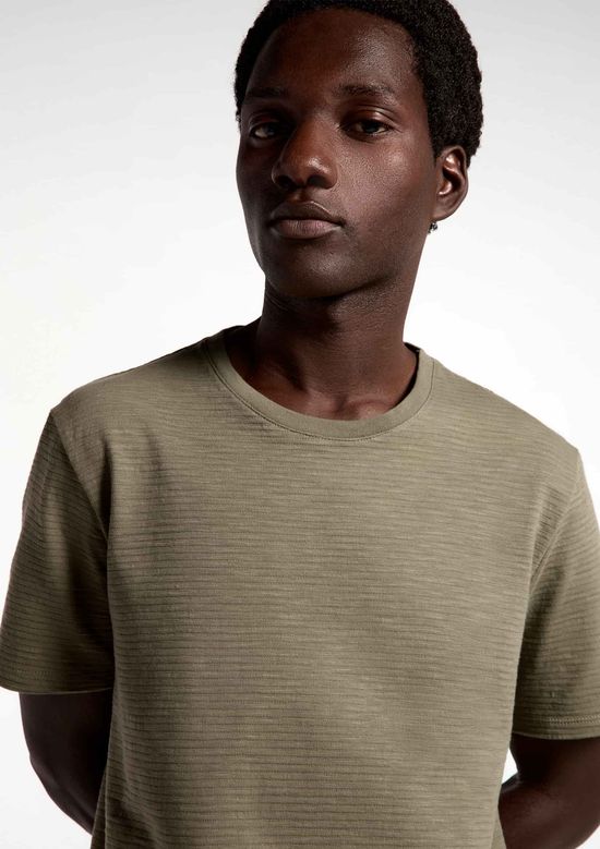 Foto do produto: Camiseta Masculina Texturizada Regular - Verde