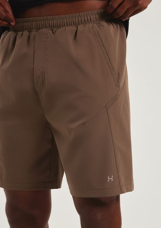 Foto do produto: Bermuda Esportiva Masculina Com Recorte - Marrom