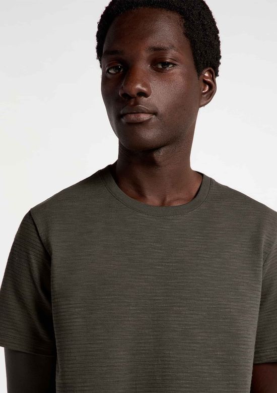 Foto do produto: Camiseta Masculina Texturizada Regular - Verde