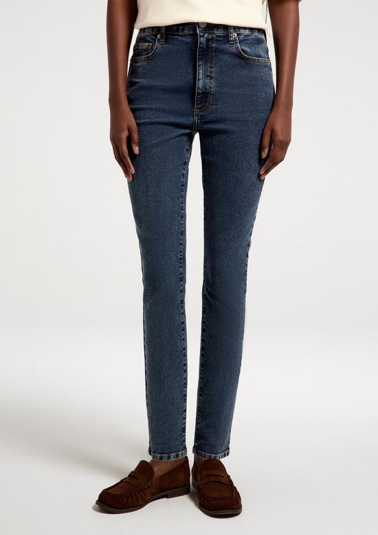 Foto do produto: Calça Jeans Feminina Skinny Cintura Média - Azul