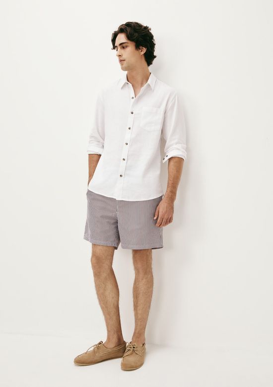 Foto do produto: Shorts Praia Masculino Estampado - Azul