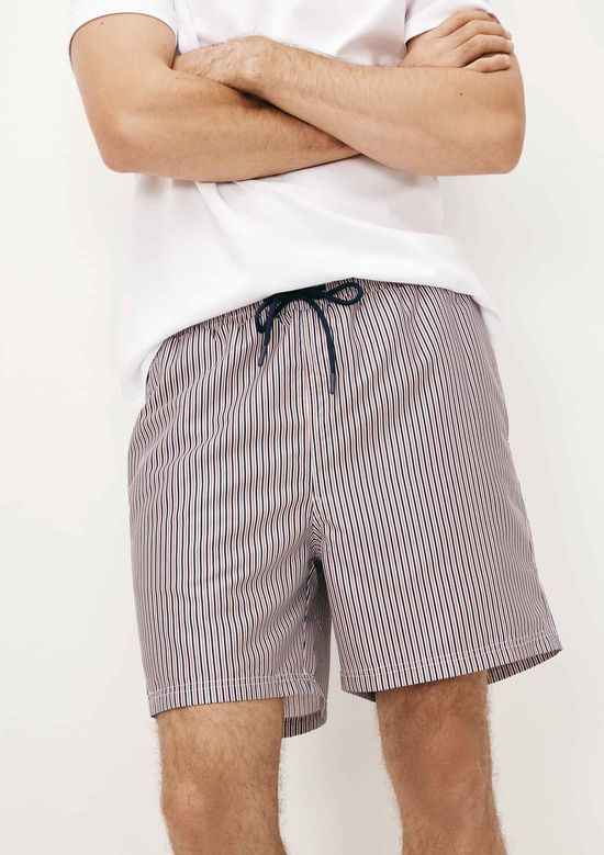 Foto do produto: Shorts Praia Masculino Estampado - Azul