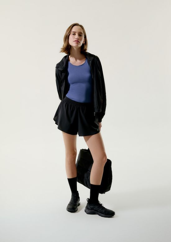 Foto do produto: Jaqueta Esportiva Feminina Corta Vento - Preto