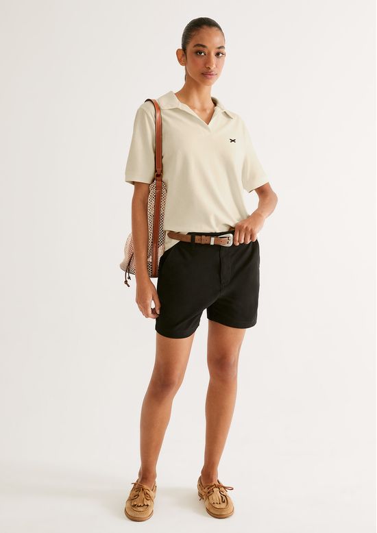 Foto do produto: Camisa Polo Feminina Regular Piquet - Amarelo