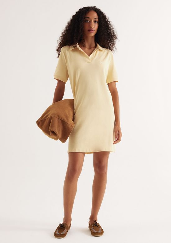 Foto do produto: Vestido Polo Em Malha Piquet - Amarelo