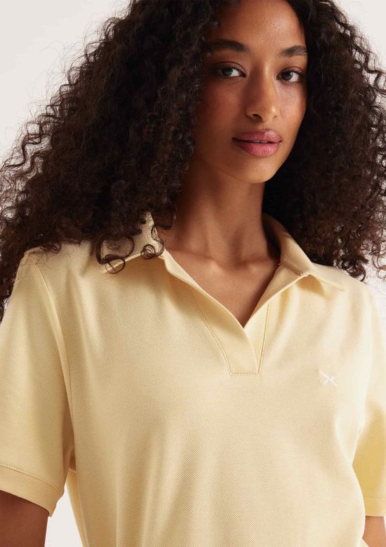 Foto do produto: Vestido Polo Em Malha Piquet - Amarelo