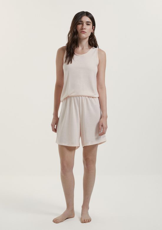 Foto do produto: Pijama Curto Feminino Comfort Com Regata - Rosa