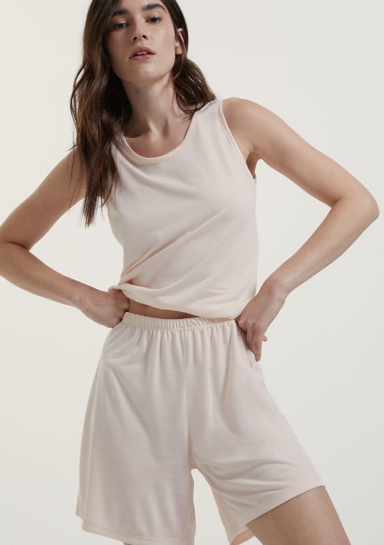 Foto do produto: Pijama Curto Feminino Comfort Com Regata - Rosa