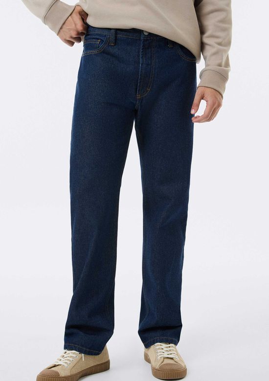Foto do produto: Calça Masculina Reta Em Jeans - Azul