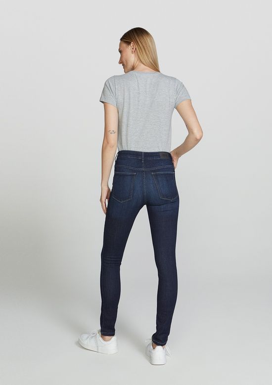Foto do produto: Calça Jeans Feminina Skinny Cintura Média Soft Touch - Azul