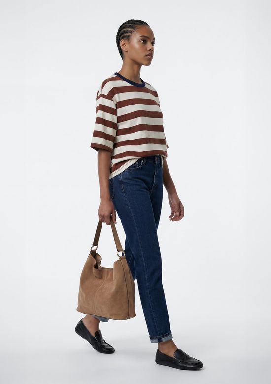 Foto do produto: Calça Jeans Feminina Reta Cintura Média - Azul