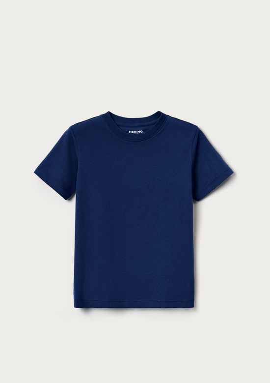 Foto do produto: Camiseta Básica Infantil Menino Manga Curta Slim - Azul