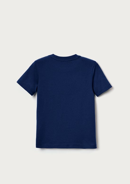 Foto do produto: Camiseta Básica Infantil Menino Manga Curta Slim - Azul