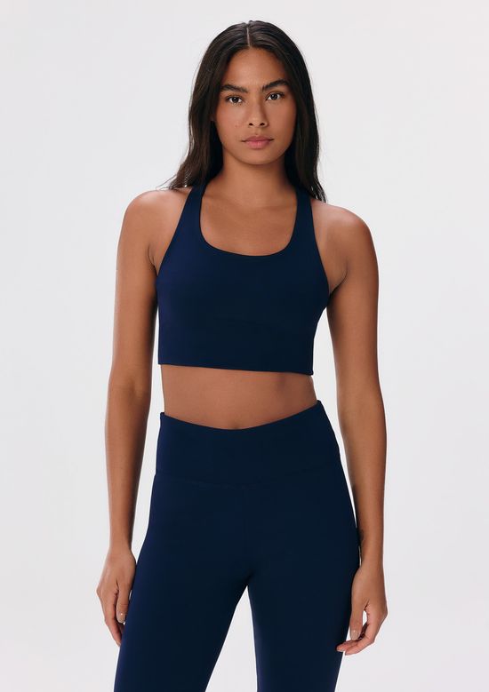 Foto do produto: Top Esportivo Feminino Hero Com Fio Lycra® - Azul