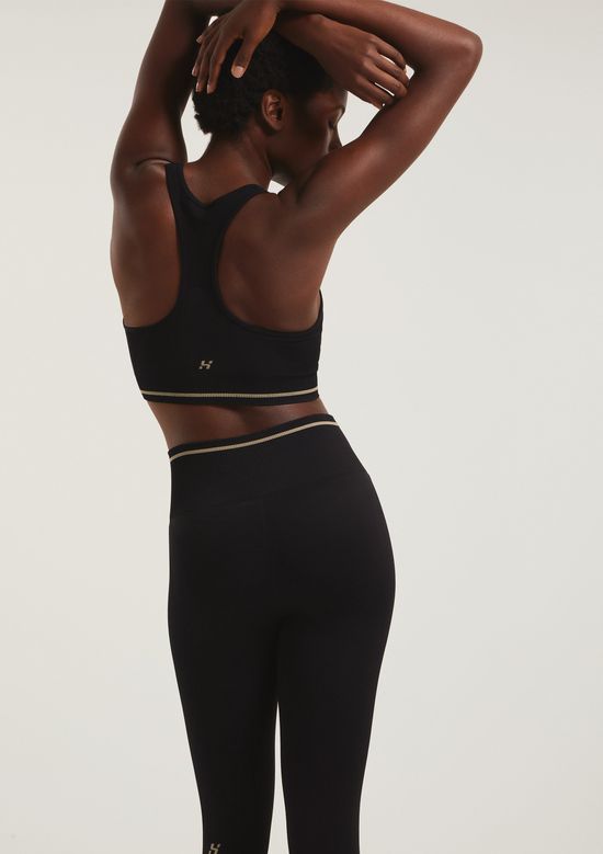 Foto do produto: Top Esportivo Nadador Sem Costura - Preto