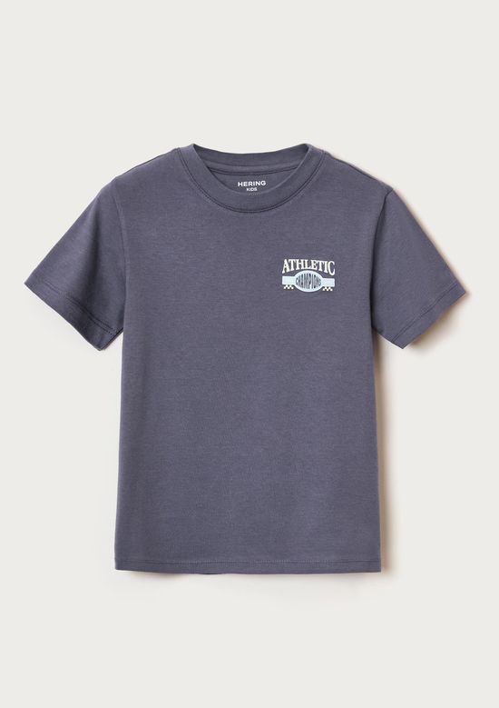 Foto do produto: Camiseta Infantil Menino Regular Estampada - Cinza