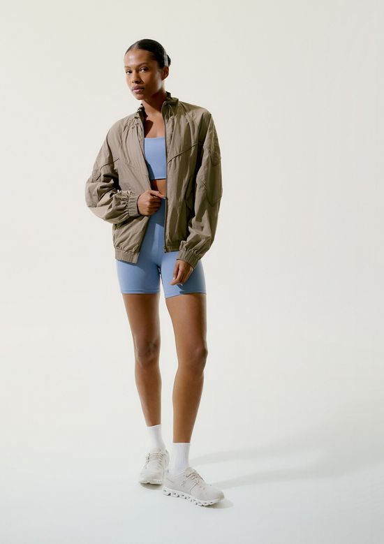 Foto do produto: Bermuda Feminina Esportiva Biker Com Fio LYCRA® - Azul