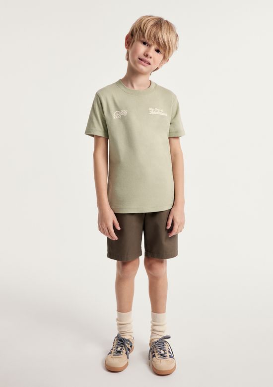 Foto do produto: Camiseta Infantil Menino Regular Estampada - Verde