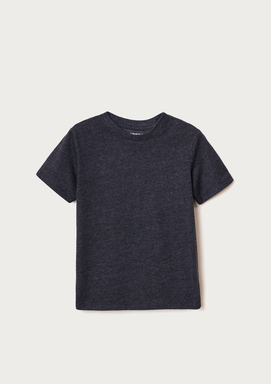 Foto do produto: Camiseta Básica Infantil Menino Manga Curta Slim - Cinza