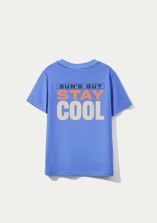 Foto do produto: Camiseta Infantil Menino Regular Estampada - Azul