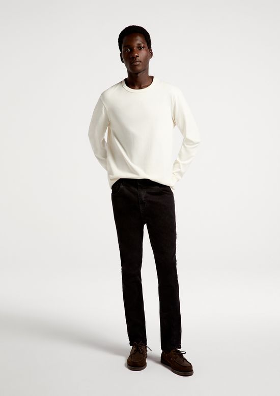 Foto do produto: Calça Jeans Básica Masculina Skinny Com Elastano - Preto