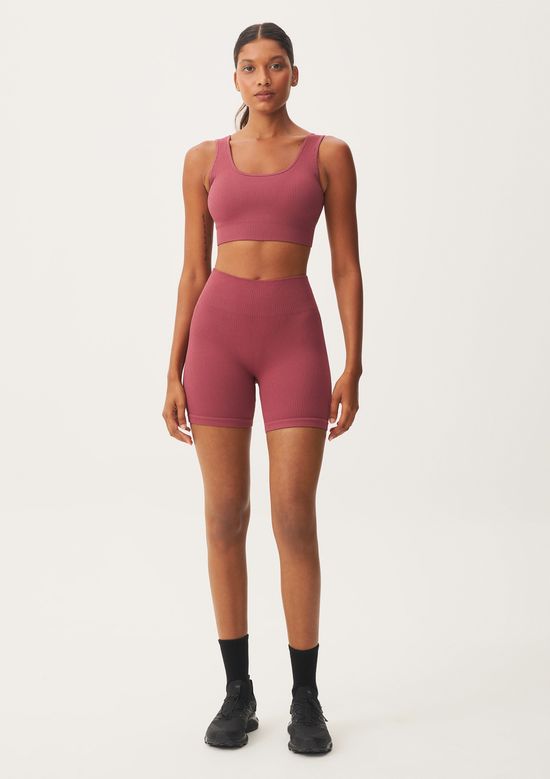 Foto do produto: Bermuda Esportiva Feminina Biker Sem Costura - Vinho