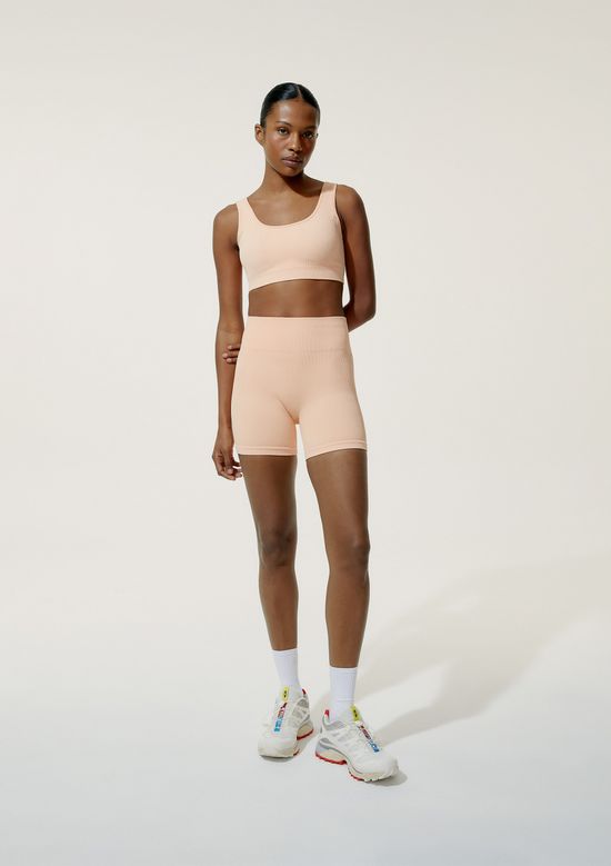 Foto do produto: Bermuda Esportiva Feminina Biker Sem Costura - Rosa