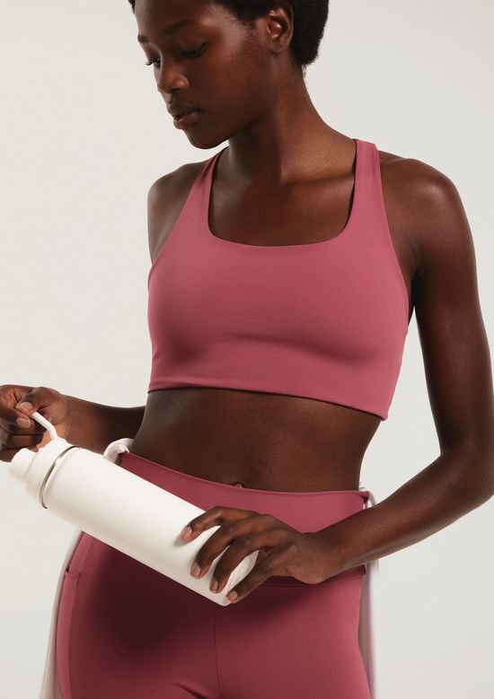 Foto do produto: Top Esportivo Feminino Hero Com Fio Lycra® - Rosa