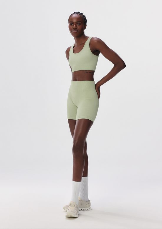 Foto do produto: Bermuda Esportiva Feminina Biker Sem Costura - Verde