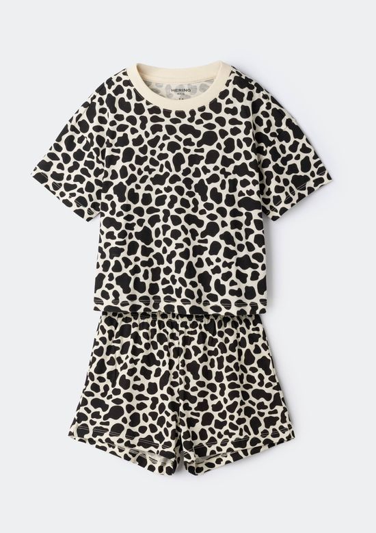 Foto do produto: Pijama Infantil Menina Box Estampado - Creme