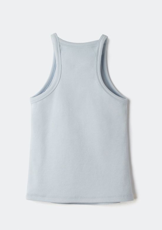 Foto do produto: Regata Infantil Menina Em Ribana - Azul