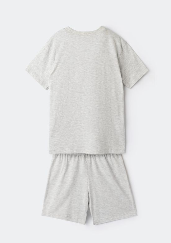 Foto do produto: Pijama Infantil Menino Curto Com Estampa - Cinza