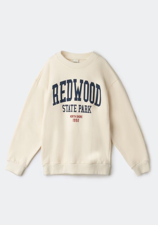 Foto do produto: Blusão Infantil Menino Em Moletom Estampado - Creme