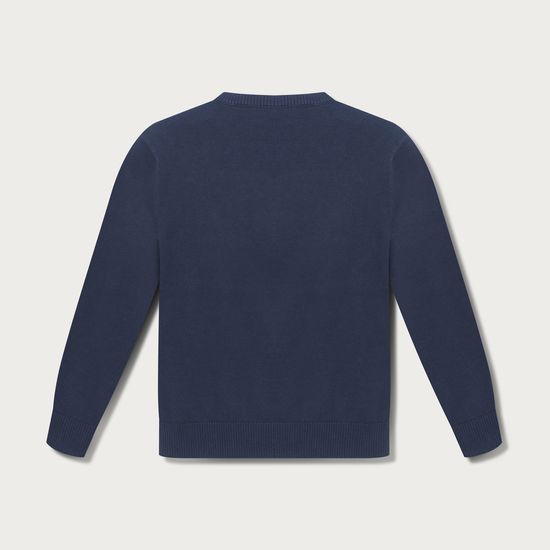 Foto do produto: Blusão Infantil Menino Em Tricô - Azul