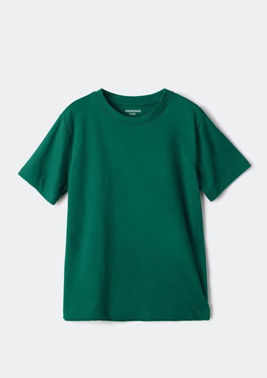 Foto do produto: Camiseta Básica Infantil Menino Manga Curta Slim - Verde