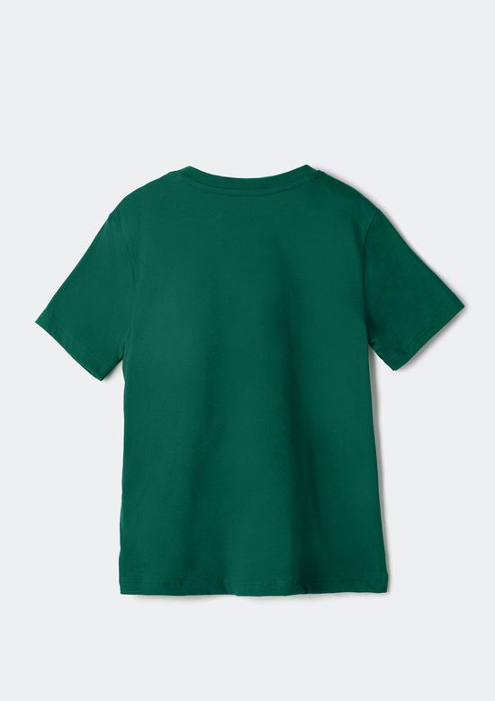 Foto do produto: Camiseta Básica Infantil Menino Manga Curta Slim - Verde