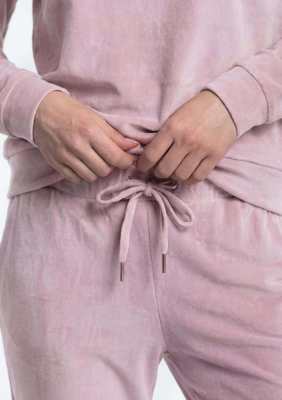 Foto do produto: Pijama Longo Feminino Em Plush - Rosa