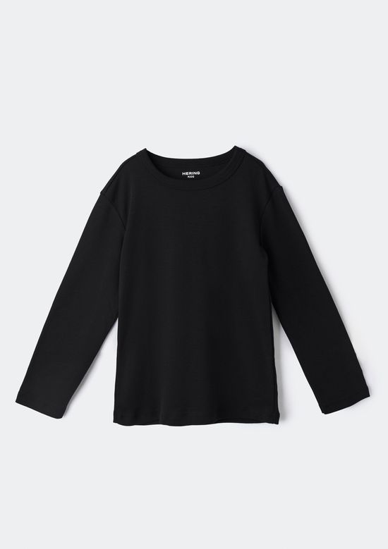 Foto do produto: Camiseta Infantil Menino Manga Longa - Preto