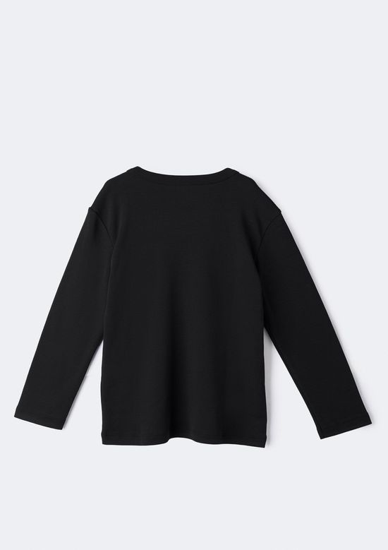 Foto do produto: Camiseta Infantil Menino Manga Longa - Preto