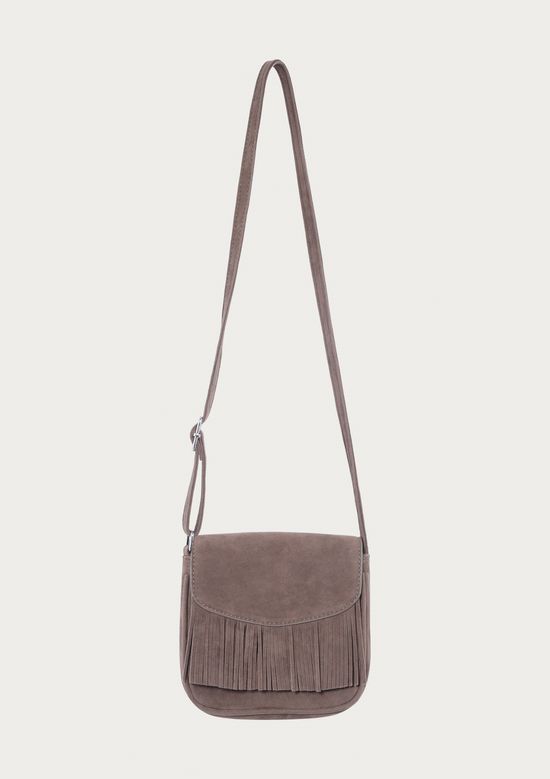 Foto do produto: Bolsa Infantil Suede Com Franjas - Marrom