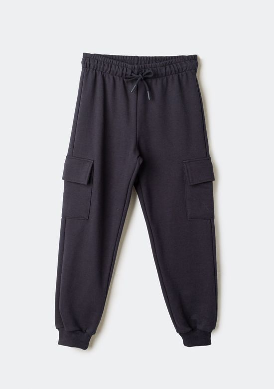 Foto do produto: Calça Infantil Menino Jogger Cós Elástico - Azul