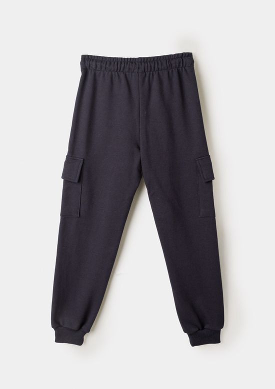 Foto do produto: Calça Infantil Menino Jogger Cós Elástico - Azul