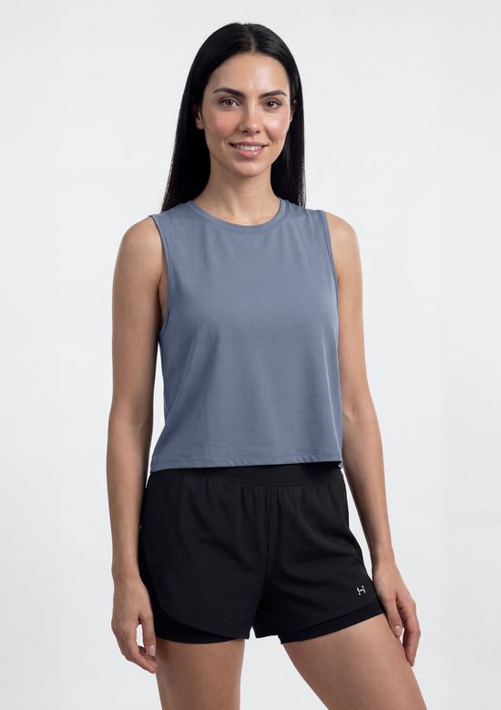 Foto do produto: Regata Esportiva Feminina Básica Easy Care - Azul