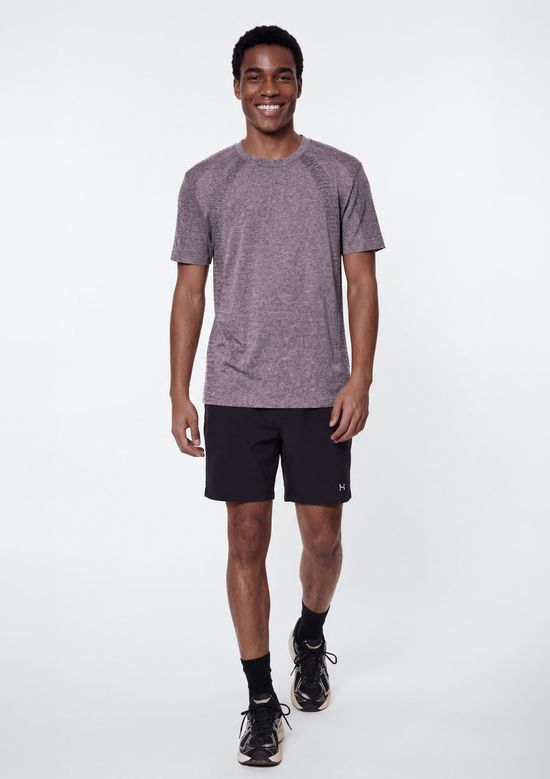 Foto do produto: Camiseta Esportiva Masculina Texturizada Sem Costura - Vinho