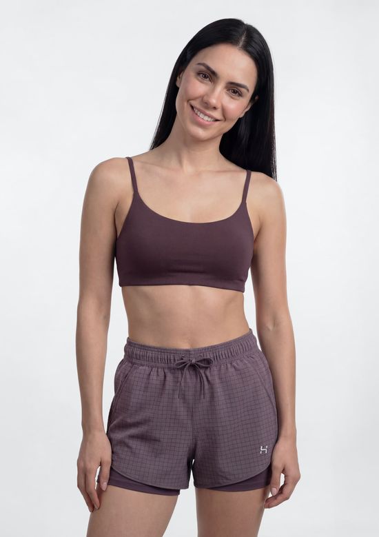 Foto do produto: Shorts Esportivo Feminino Runner - Roxo